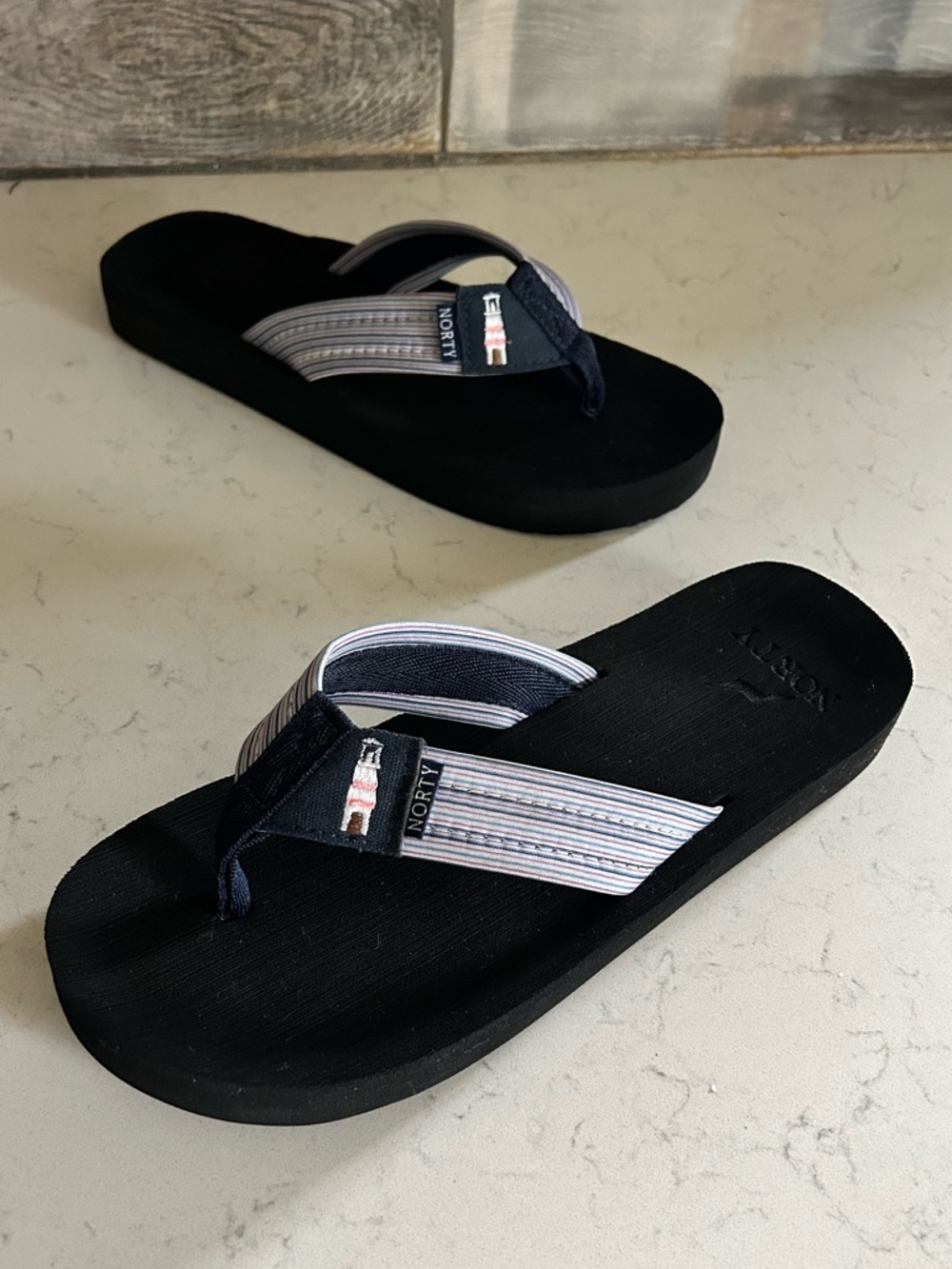 Norty The Lighthouse Thong Flip Flop Sandals
